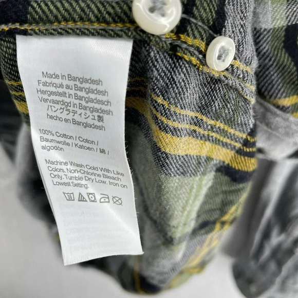 J.Crew Button-Down Shirt Men's M Gray Slim Fit Collared Chest Pocket Re-Imagined - Picture 12 of 13